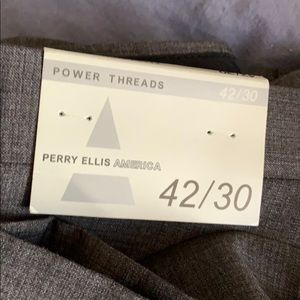 Perry Ellis Dress Pants Charcoal 42/30
